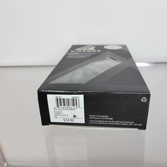 Ripzone Icon Men's Boxer Briefs Heathered Charcoal - Picture 3 of 4